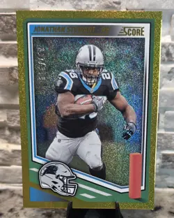 2025 Panini Score Jonathan Stewart Carolina Panthers Gold Glitter #79 318/499 - Image 1