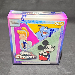 2026 Topps Chrome Disney Sealed Trading Card Mega Box (56 Cards) - Image 1
