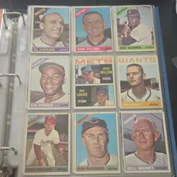 Topps 1964 Topps Baseball Card Lot (9) Mets Red Sox Astros Angels Giants - Image 1
