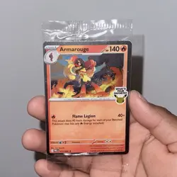 New Armarouge Pokemon Best Buy Promo Card 2026 Pitch Black 012/084 SEALED - Image 1