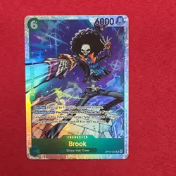 Bandai One Piece Card Game Brook OP15-032 R Foil Character 6000P EN - Image 1