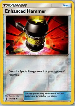 Enhanced Hammer Guardians Rising 124/145 Reverse Holo LP - Modern Pokemon Card - Image 1