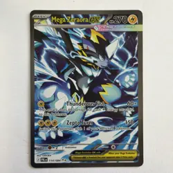 Mega Zeraora Ex Special Illustration Rare Card 114/084 Pokemon Pitch Black SIR - Image 1