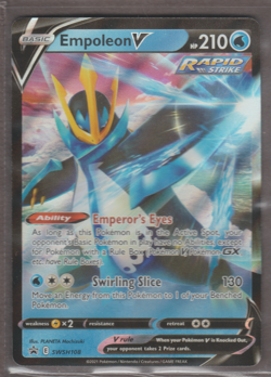 Empoleon V SWSH108 Sword & Shield Black Star Promo Holo Pokemon TCG Card - Image 1