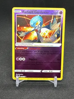Radiant Gardevoir 069/196 Lost Origin Holo Radiant Rare Pokemon Card English NM - Image 1