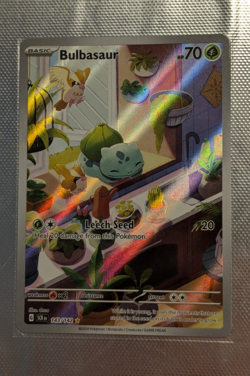 Bulbasaur 143/142 Holo Illustration Rare Sv07 Stellar Crown 2024 EN - Image 1