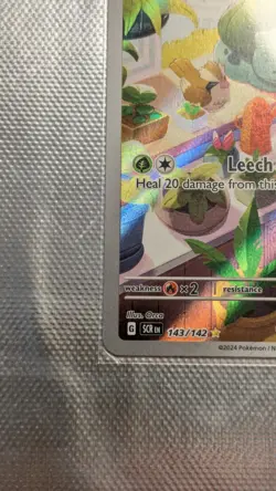 Bulbasaur 143/142 Holo Illustration Rare Sv07 Stellar Crown 2024 EN - Image 3