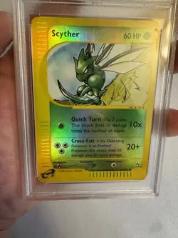 2003 Pokemon - Scyther Reverse Holo E Reader Aquapolis 57/147 - PSA 9 Mint! WOTC - Image 5