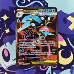 Pokemon Mega Greninja EX 100/086 Chaos Rising Full Art Double Rare - Image 1