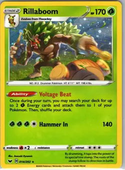 Rillaboom (Cosmos Holo) 014/202 Promo Miscellaneous Cards & Products Pokemon NM - Image 1