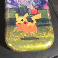 Pokemon TCG Tin Case Pikachu & Tepig Multicolor 60ct Standard 2026 10-10318-141 - Image 1