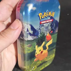 Pokemon TCG Tin Case Pikachu & Tepig Multicolor 60ct Standard 2026 10-10318-141 - Image 3
