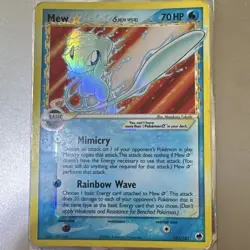 Pokemon TCG Mew Gold Star Delta Species 101/101 Ex Dragon Frontiers XLNT - Image 1