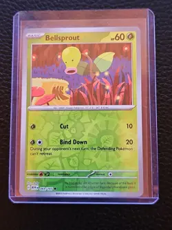 Pokemon - 151 - Bellsprout - Reverse Holo - 069/165 - ENGLISH - NM/M - Image 1