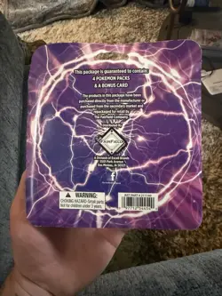 Pokemon TCG Lightning Set Packs with 1 Bonus Card - Image 2