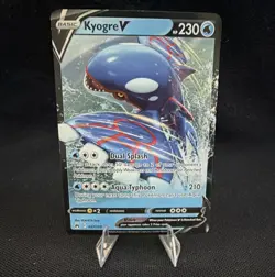 Pokemon Kyogre V 037/159 Ultra Rare Holo SWSH Crown Zenith English 230HP - Image 1
