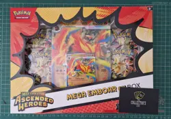 Pokemon TCG: Mega Evolution-Ascended Heroes Mega Emboar ex Box - Factory Sealed - Image 1