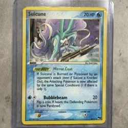 Pokemon Suicune POP Series 2 Holo Rare 004/017 Basic 70 HP 2006 - Image 1