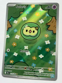 2025 Pokemon Solosis Holo Illustration Rare SV: Black Bolt 118/086 NM/Mint - Image 1