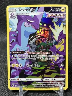 Pokemon TCG Crown Zenith GG09/GG70 - Toxtricity - Ultra Rare - NM - Full Art - Image 1
