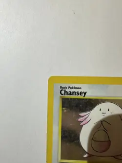 Pokemon Chansey 3/130 Holo Rare Base Set 2 WOTC Vintage MP - Image 4