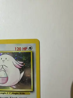Pokemon Chansey 3/130 Holo Rare Base Set 2 WOTC Vintage MP - Image 5