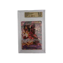 One Piece Monkey D. Luffy SEC OP09-119 Holo ENG Bgs 9.5 - Image 1