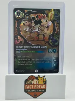 2026 Disney Lorcana Minnie Mouse Mickey Mouse Foil Enchanted Rare -HEC - Image 1
