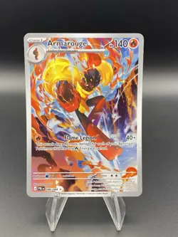 Armarouge 086/084 Illustration Rare Pitch Black Pokemon Holo Near Mint - Image 1