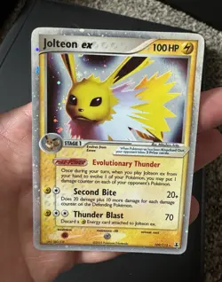 Pokemon Jolteon ex 109/113 EX Delta Species Holo Rare EX 2005 Stage 1 - Image 1