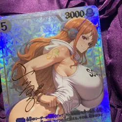 NAMI ONE PIECE FANTASIES MANGA WAIFU ACG Anime Holo Girl Card - Image 2