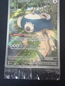 Pokemon Card Snorlax 051 Black Star Promo Scarlet Violet Pokemon 151 ETB Sealed - Image 3