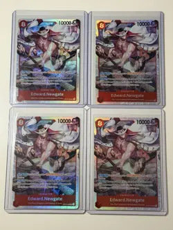Edward.Newgate OP16-003 The Time Of Battle 4 Foil Card Play Set Lot One Piece - Image 1