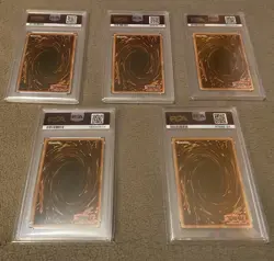 Yugioh DCR CRMS LODT IOC RGBT Graded Card Lot PSA 8 and 9 - Image 2