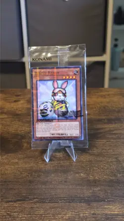 Yugioh Konami Football 2 Card Promo Neymar JR & Rescue Rabbit Sealed NYCC 2025 - Image 2