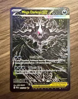Mega Darkrai EX 116/084 Pitch Black NM - Top Pokemon TCG Chase Card - Image 1