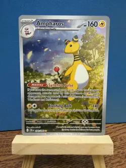 Pokemon TCG Ampharos 90/86 Chaos Rising Illustration Rare PACK FRESH Card - Image 1