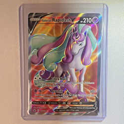 Pokemon Trading Card: Galarian Rapidash V 167/198 Chilling Reign UR Holo - Image 3