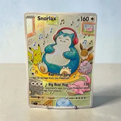 Texture Music Fan Art Snorlax Card - Image 2