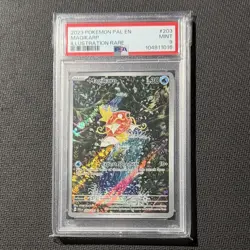 2023 POKEMON PAL EN-PALDEA EVOLVED ILLUSTRATION RARE #203 MAGIKARP PSA 9 - Image 1