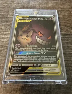 Gengar & Mimikyu GX 165/181 Sm-Team Up Alt Full Art Holo Eng 2019 - Image 1