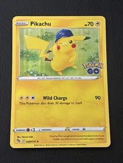 Pikachu 28/78 - Holo Rare - Near Mint - Pokemon Go Pokemon TCG - Image 1