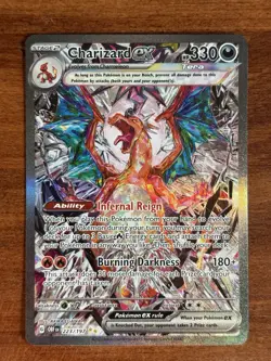 Pokemon TCG Charizard EX Obsidian Flames Holo Special Full Art 223/197 - Image 1