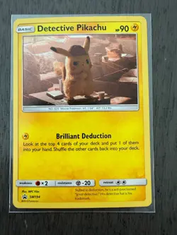 Pokemon TCG Detective Pikachu SM194 Holo Promo Card English 2019 - Image 1
