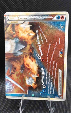 Pokemon Suicune & Entei Legend (Bottom) Pokemon 95/95 Unleashed Holo Rare LP - Image 1