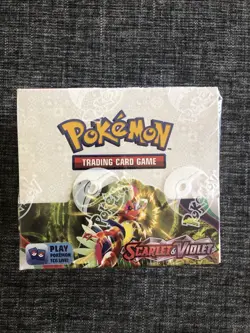 Pokemon TCG Scarlet and Violet Base Set Booster Box Factory Sealed Mint No Tears - Image 1