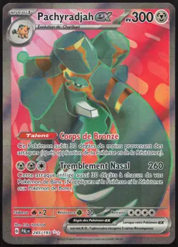 Pokemon Card Pachyradjah-ex 245/193 Evolutions in French Paldea - Image 1
