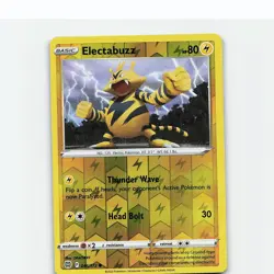 Electabuzz 046/172 Common Brilliant Stars Pokemon Reverse Holo Near Mint - Image 1