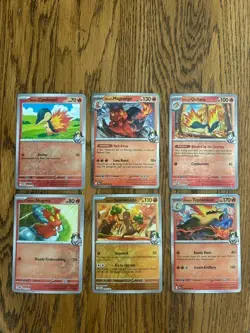Pokemon Destined Rivals Ethan's Lot of 6 Holo's # 32, 33, 34, 35 & 93 - Image 1