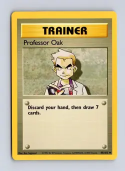 Professor Oak 88/102 - UC Base Set Unlimited - MP - Pokemon - Image 1